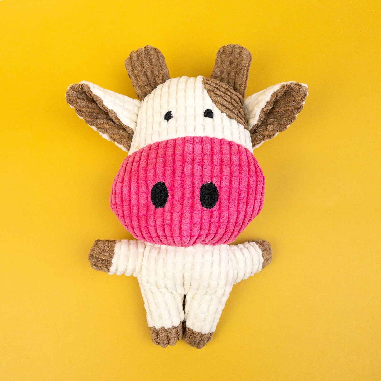 Cow Small Plush Dog Toy