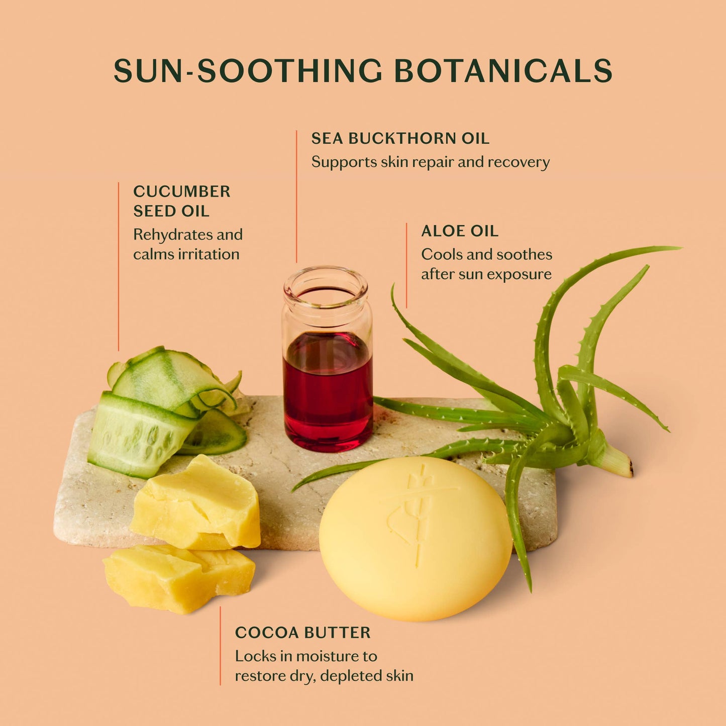 Sun Stone, After Sun Balm & Lotion Bar