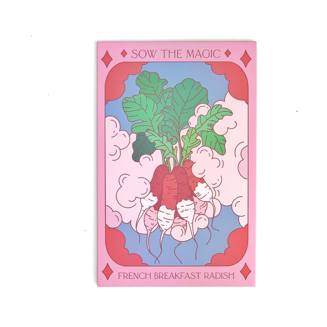 French Breakfast Radish Tarot Garden