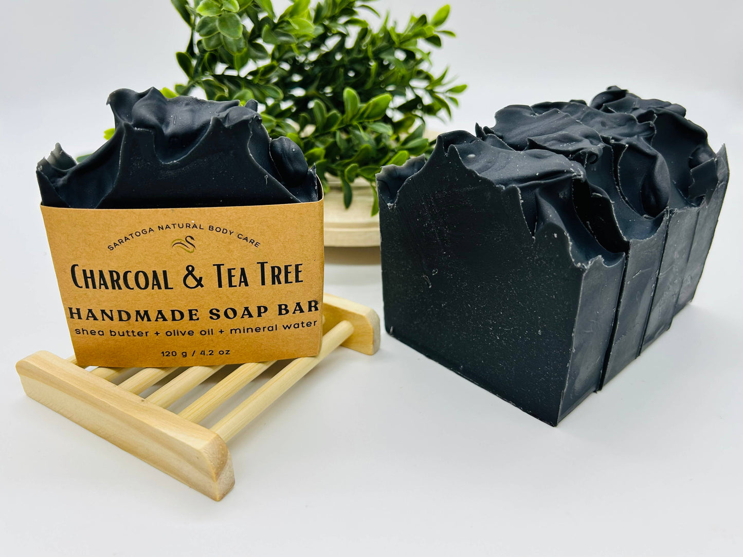 Charcoal Tea Tree Handmade Soap Bar