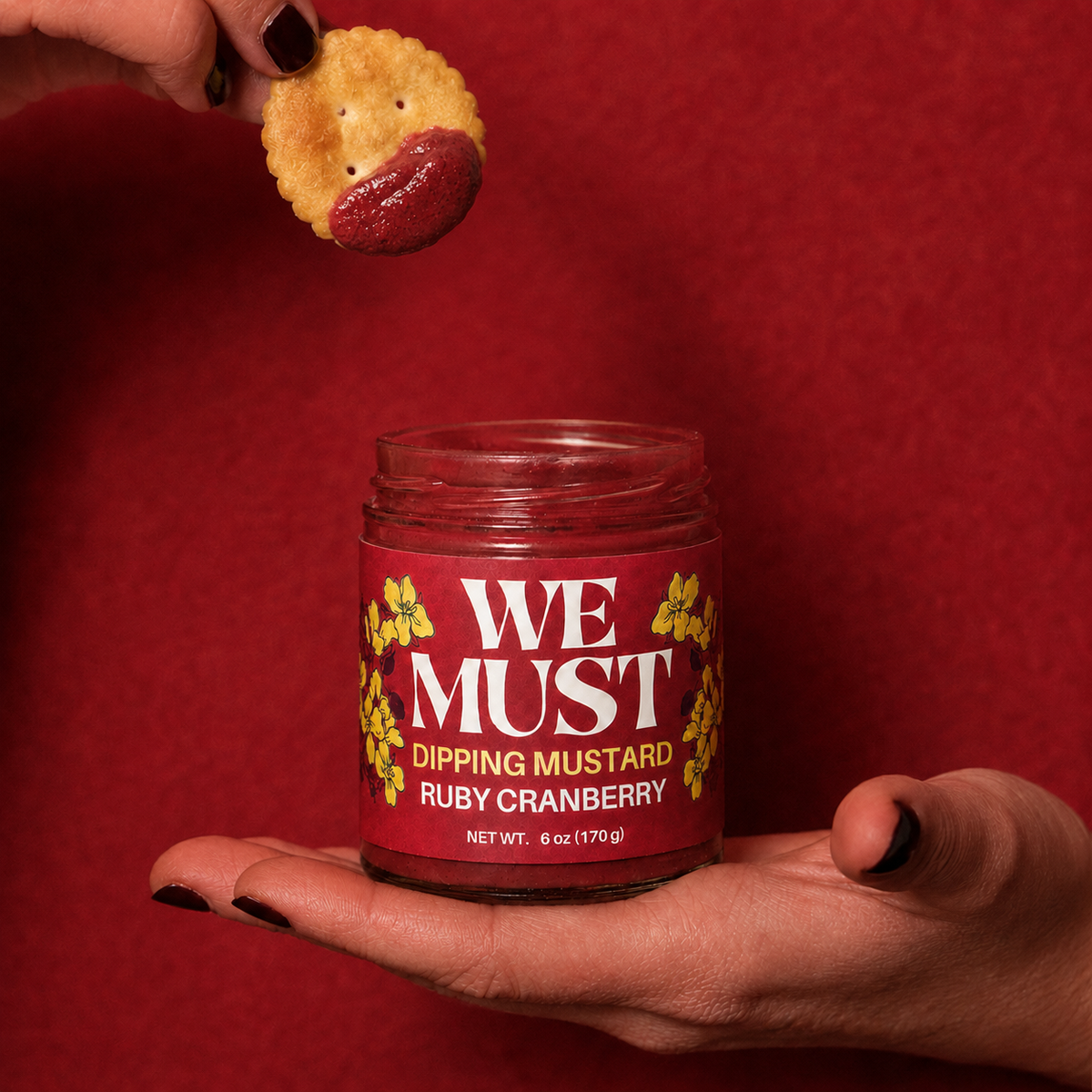 Ruby Cranberry Dipping Mustard