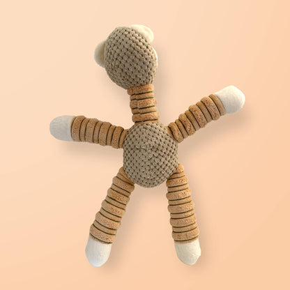 Standing Bear Plush Dog Toy