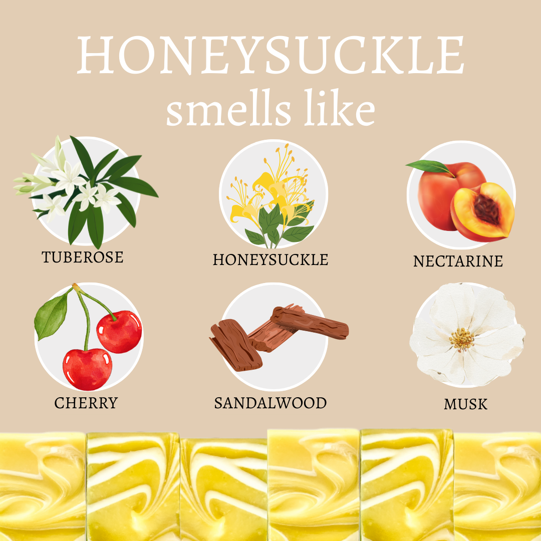 Honeysuckle Spring Handmade Soap Bar