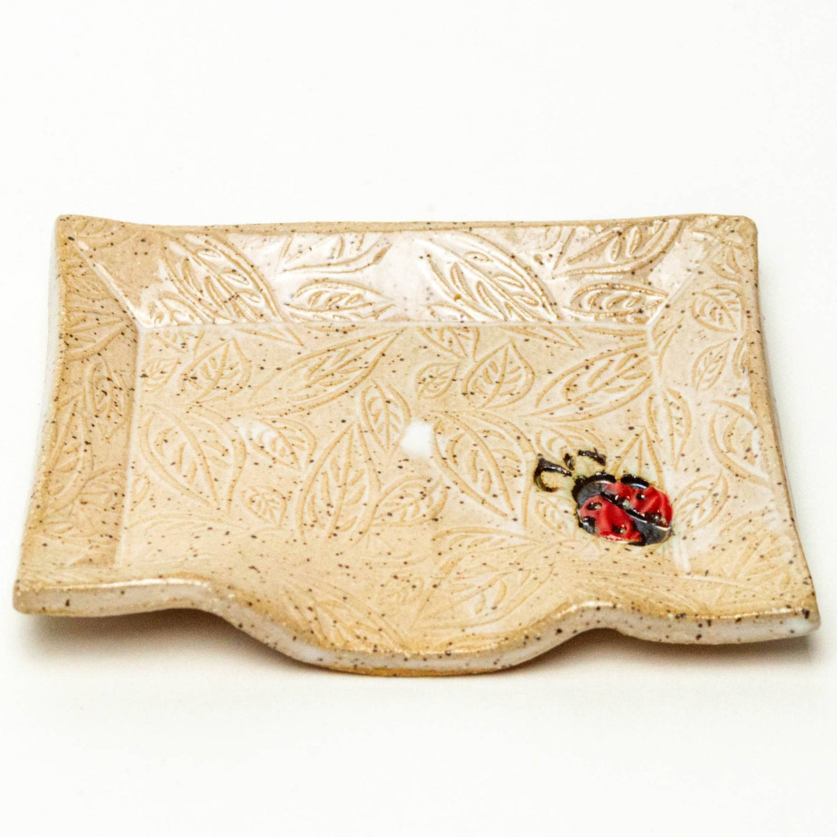Ladybug Ceramic Soap Dish