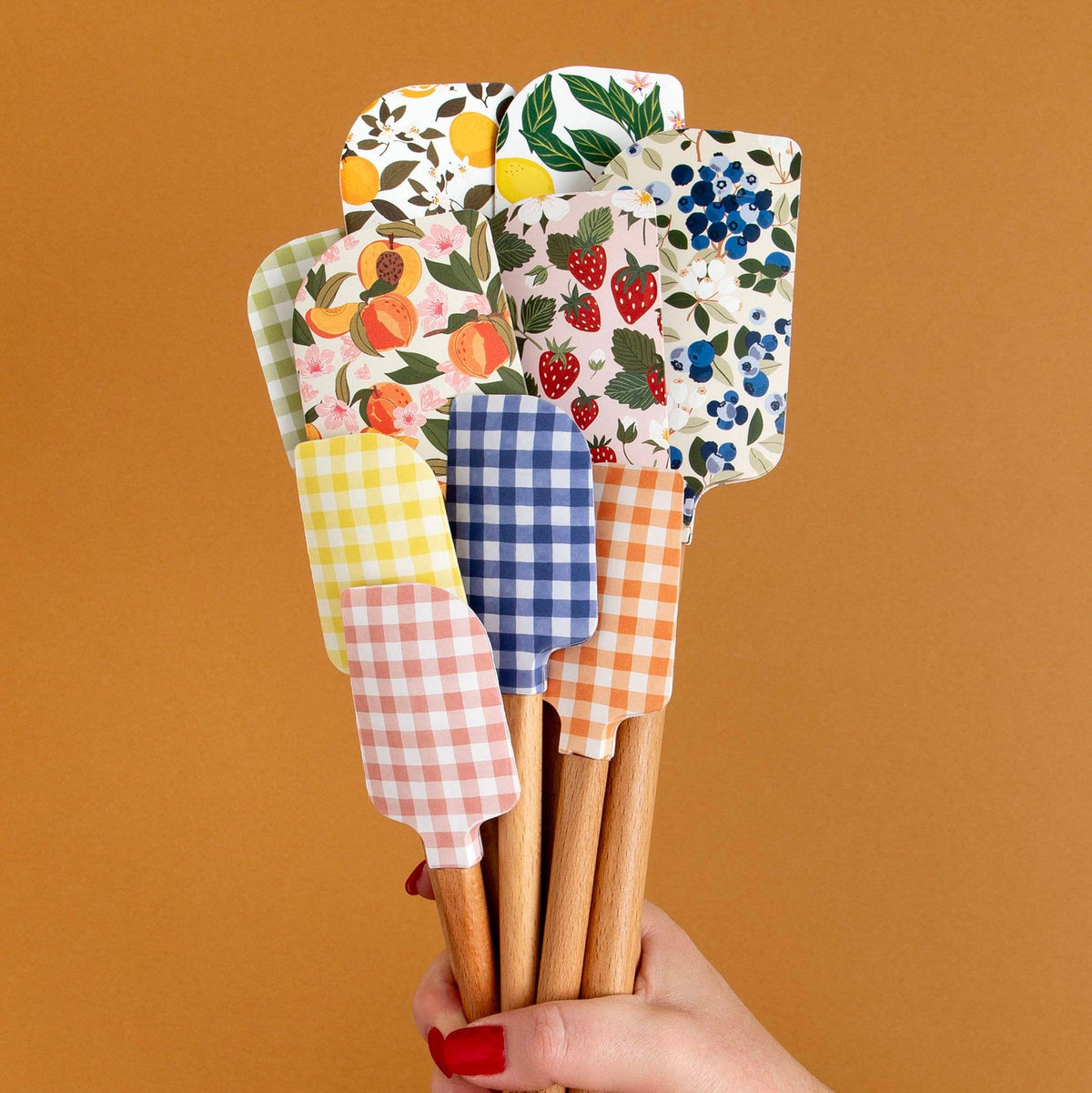 Chicken & Flowers Spatula Set