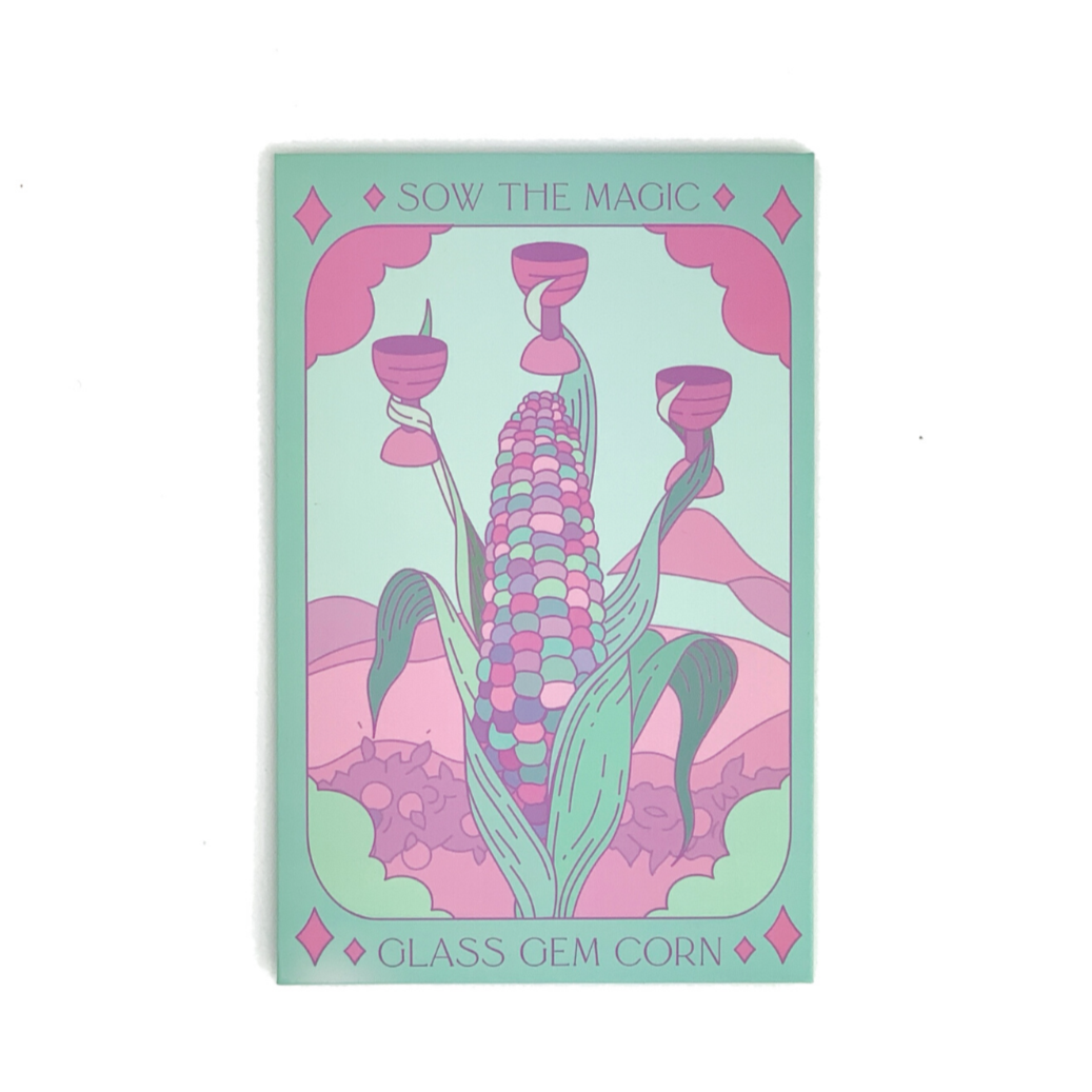 Glass Gem Corn Tarot Garden