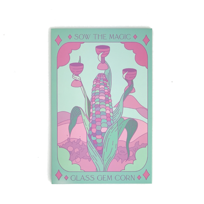 Glass Gem Corn Tarot Garden