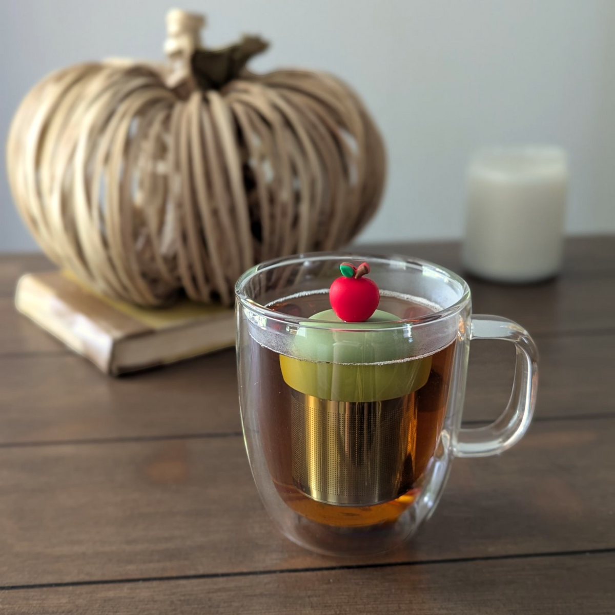 Plastic Free Floating Tea Steeper (choose design)