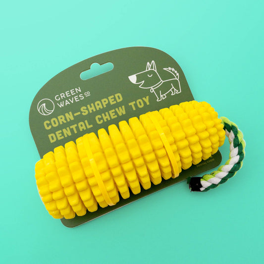 Corn-Shaped Dental Chew Dog Toy