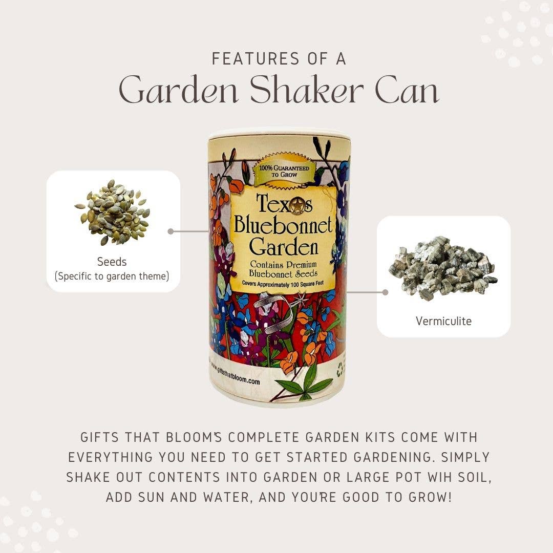 Good Vibes Shaker Garden Can Seed Kit
