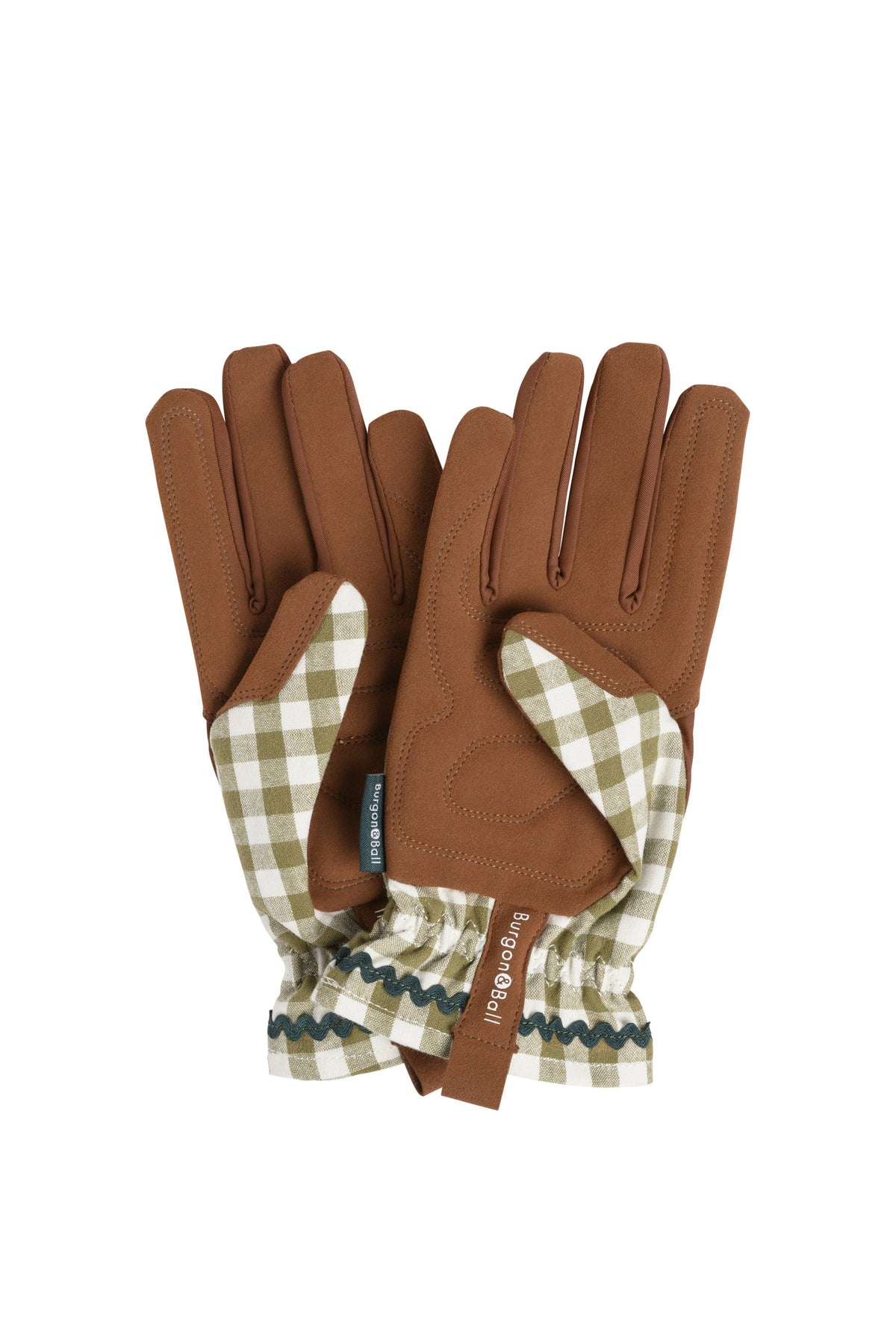 Olive Check Gloves