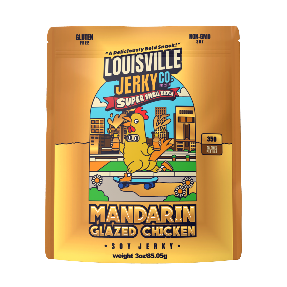 Small Batch Mandarin Glazed Plant Based Jerky