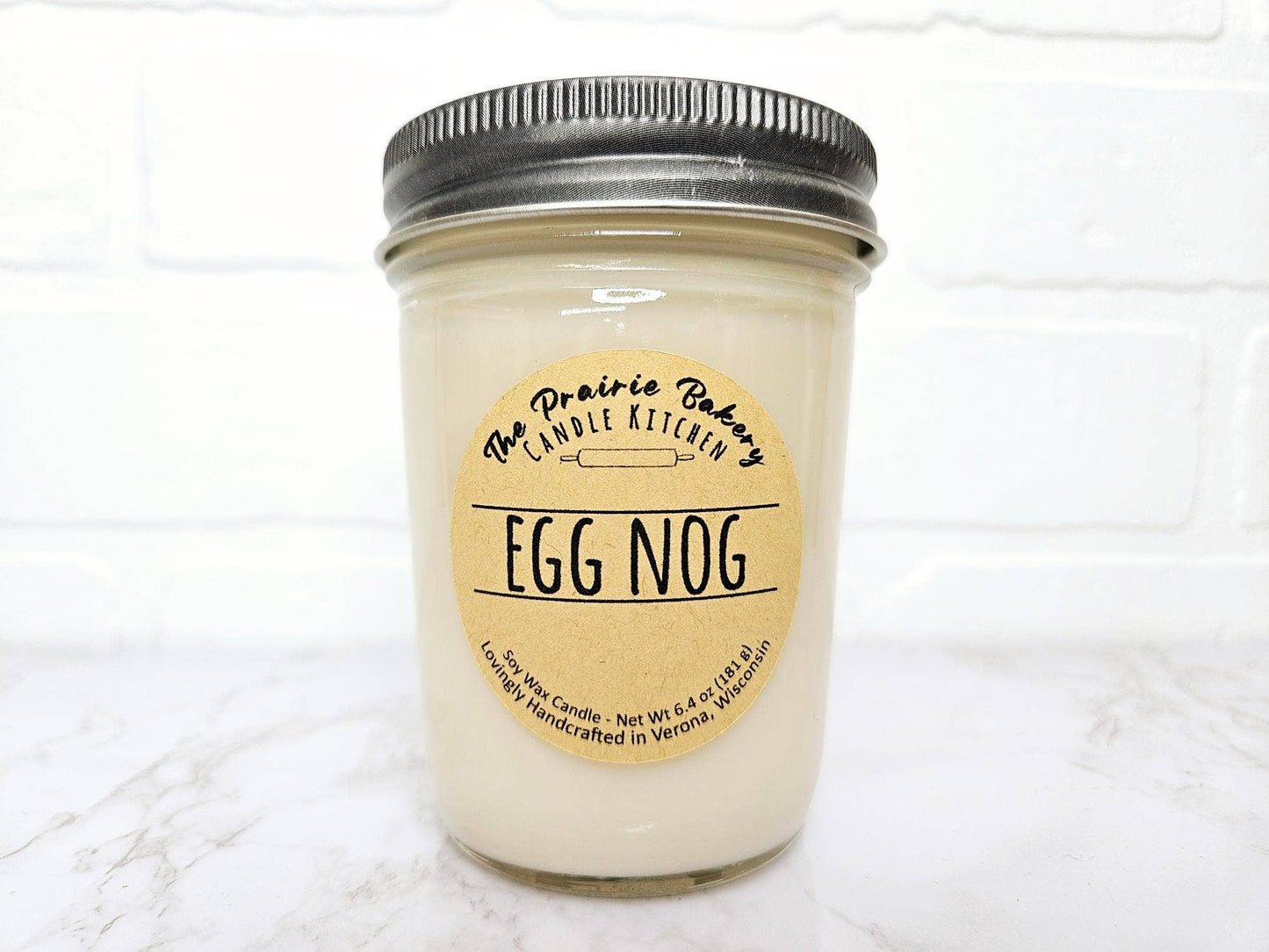 Egg Nog Soy Wax Candle