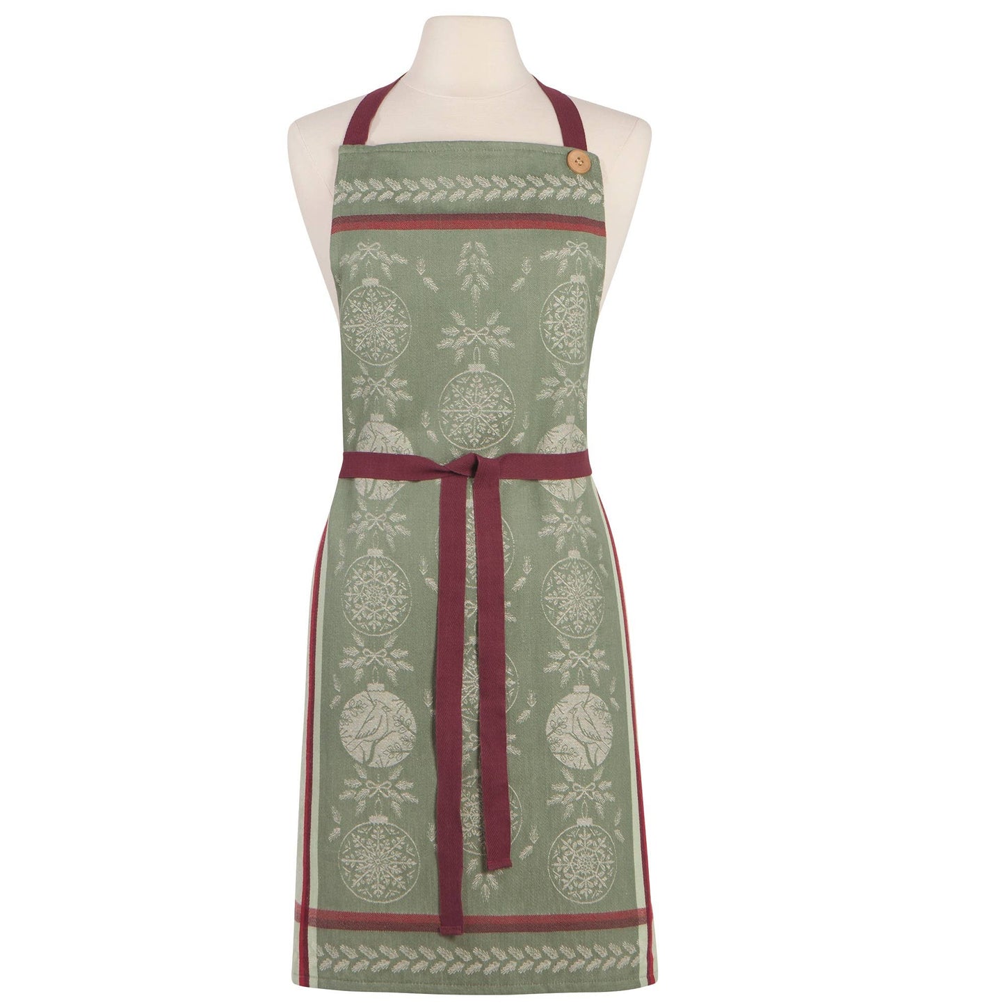 Good Tidings Christmas Jacquard Apron