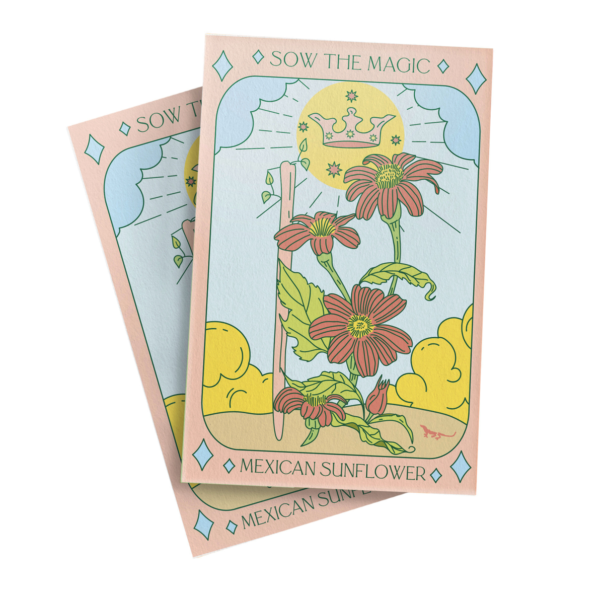 Mexican Sunflower Tarot Garden