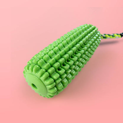 Corn-Shaped Dental Chew Dog Toy