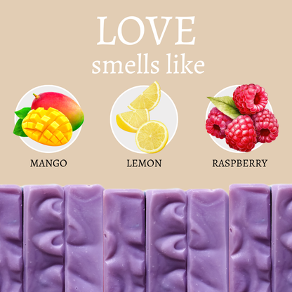 Love Vegan Rainbow Handmade Soap Bar