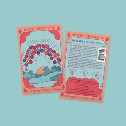 Blueberries Cherry Tomato Tarot Garden