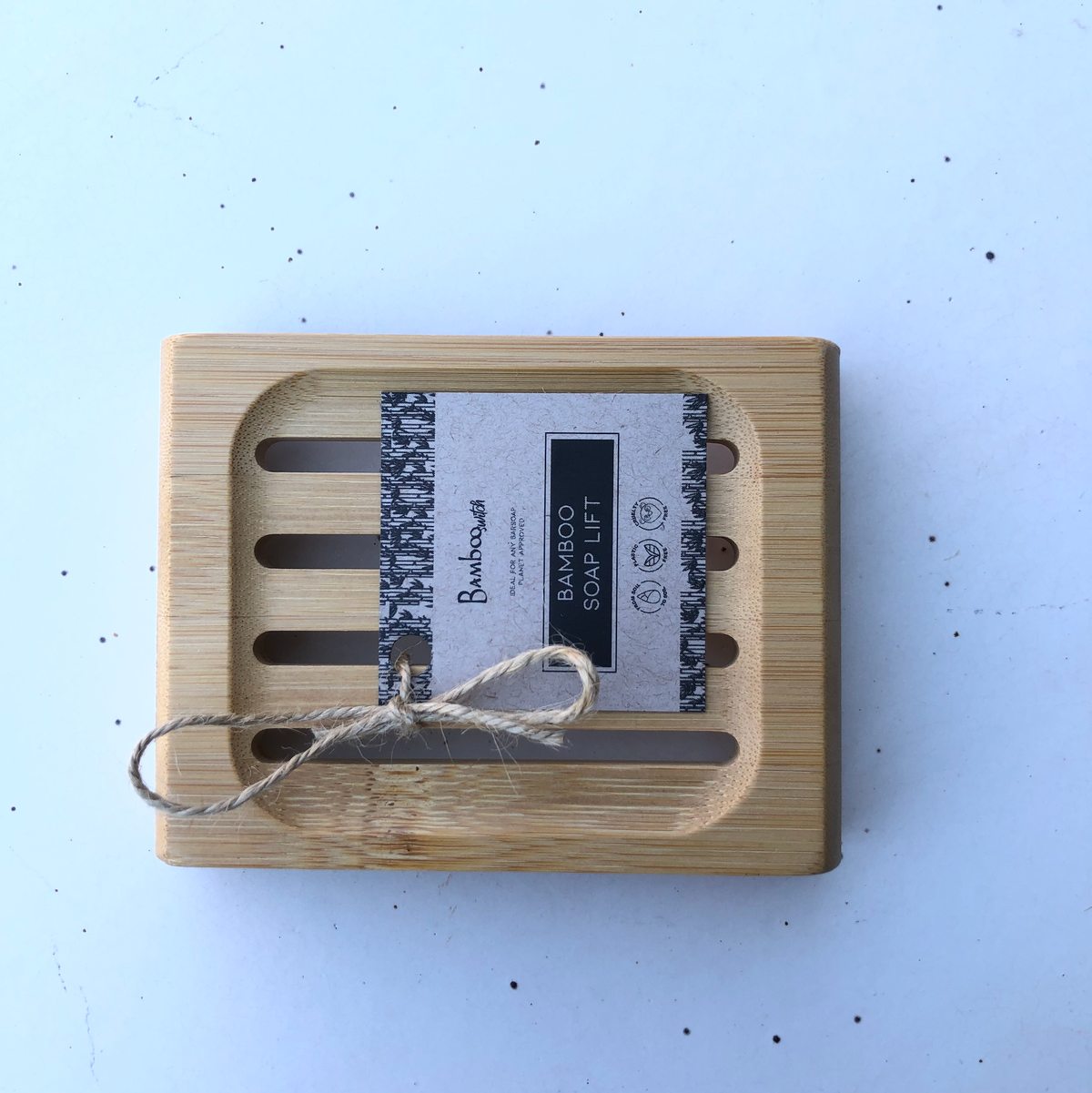 Slotted Bamboo Soap Lift