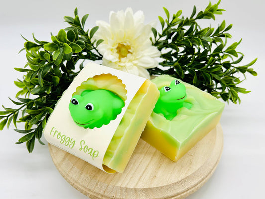Froggy Handmade Soap Bar for Kids