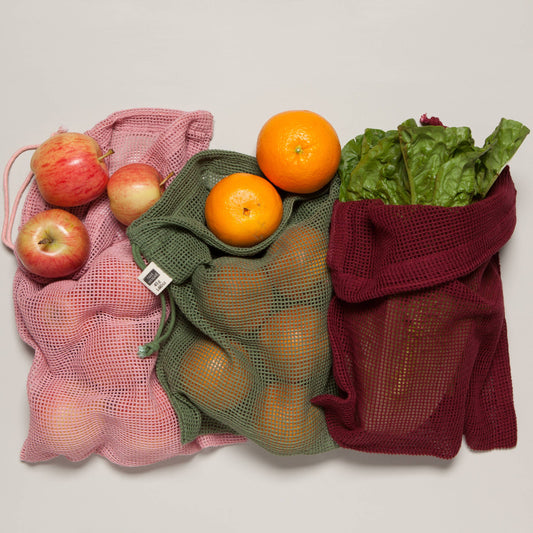 Le Marche Blush Mesh Produce Bags Set