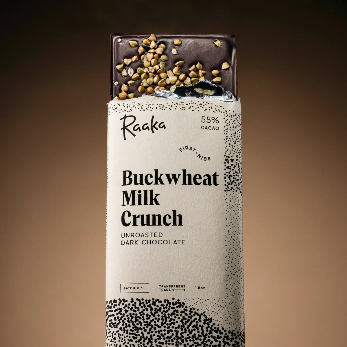 Buckwheat Milk Crunch Chocolate Bar