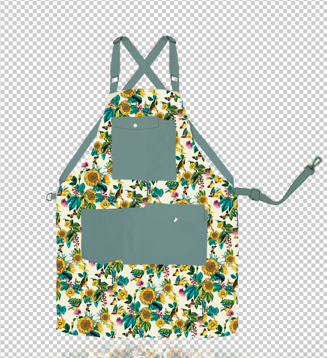 Garden Flower Lightweight Work Apron