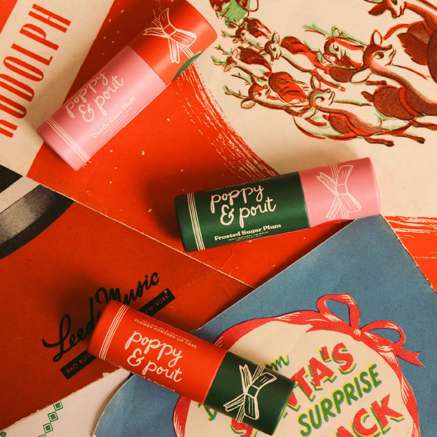 Poppy & Pout Holiday Lip Balm