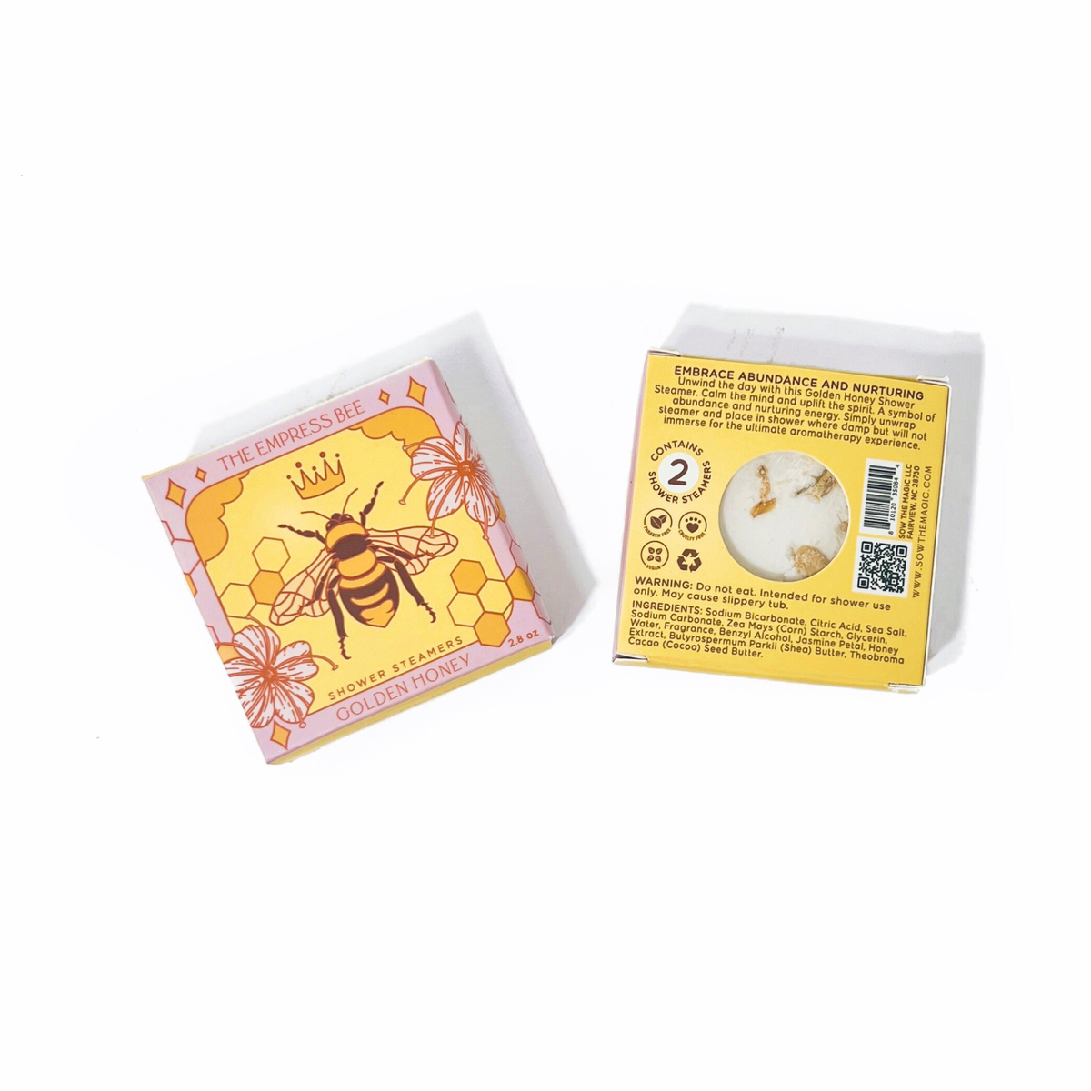 The Empress Bee Shower Steamer Set