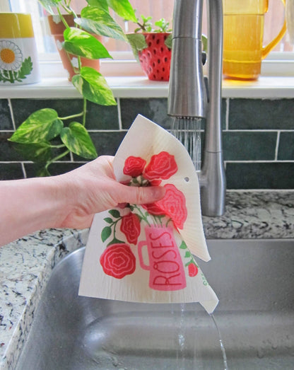 Rose Sponge Cloth