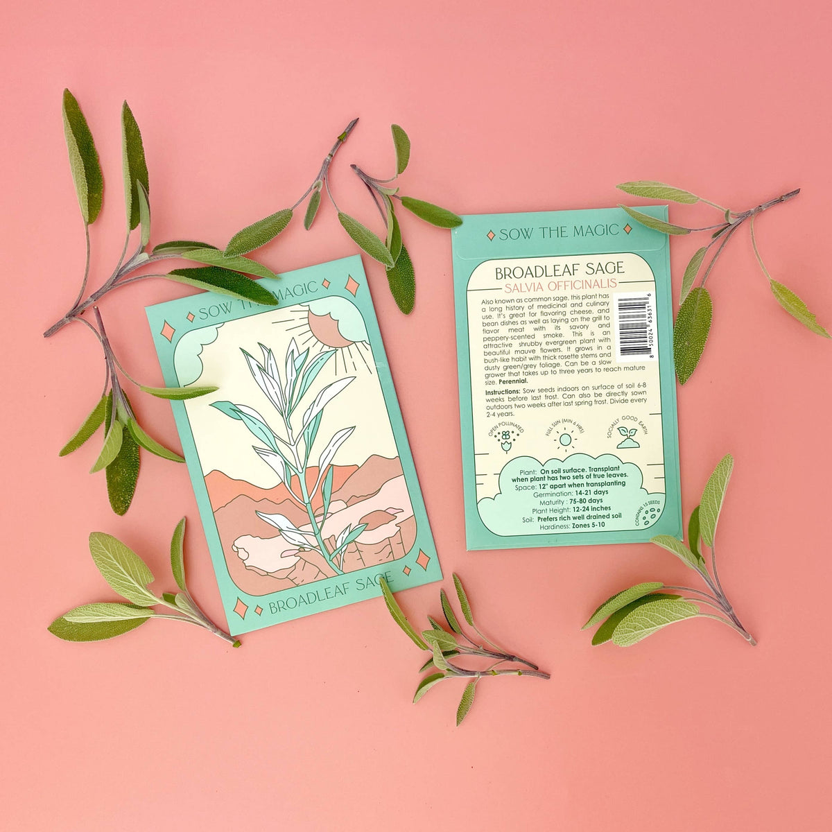 Broadleaf Sage Tarot Garden