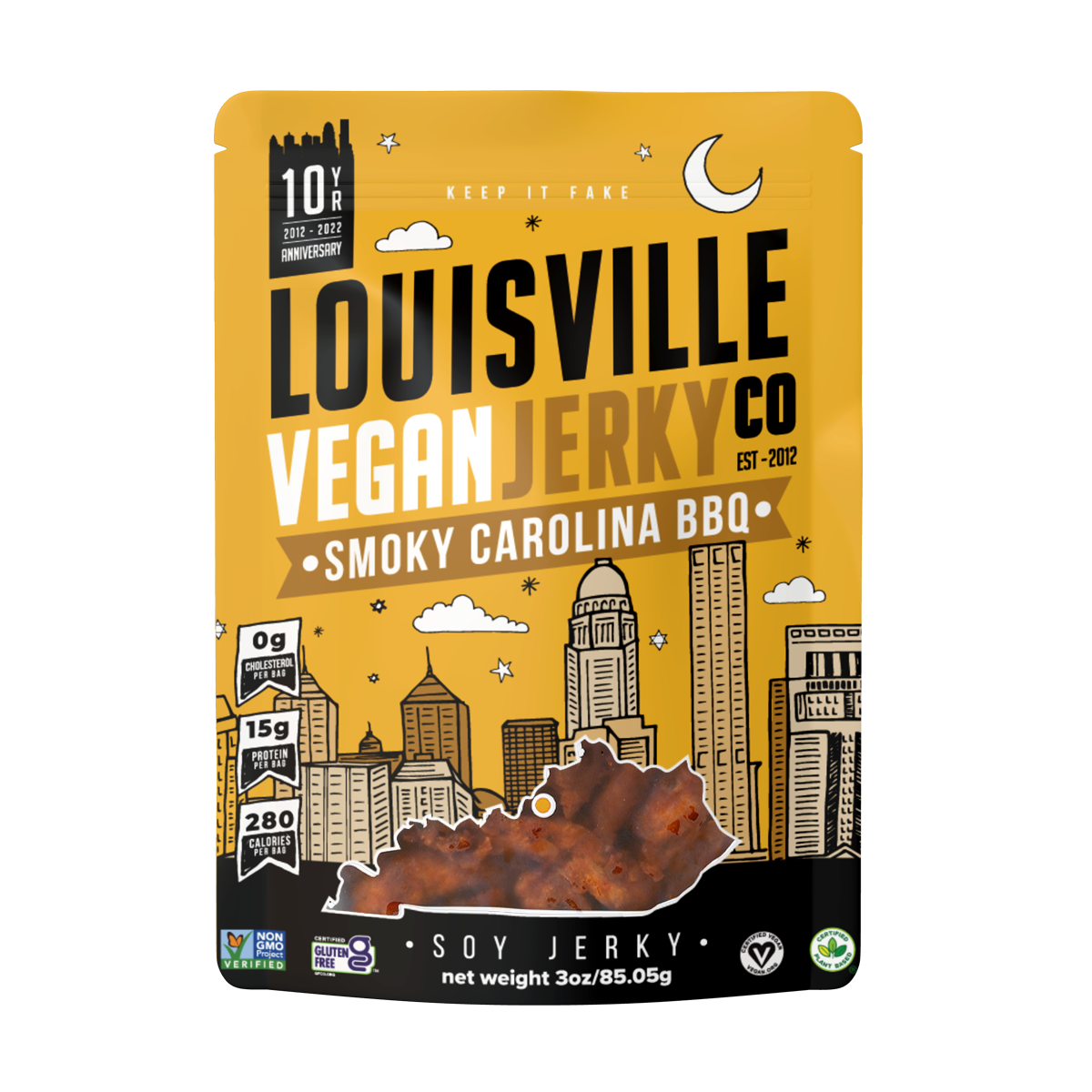 Vegan & Plant Based Smoky Carolina BBQ Jerky