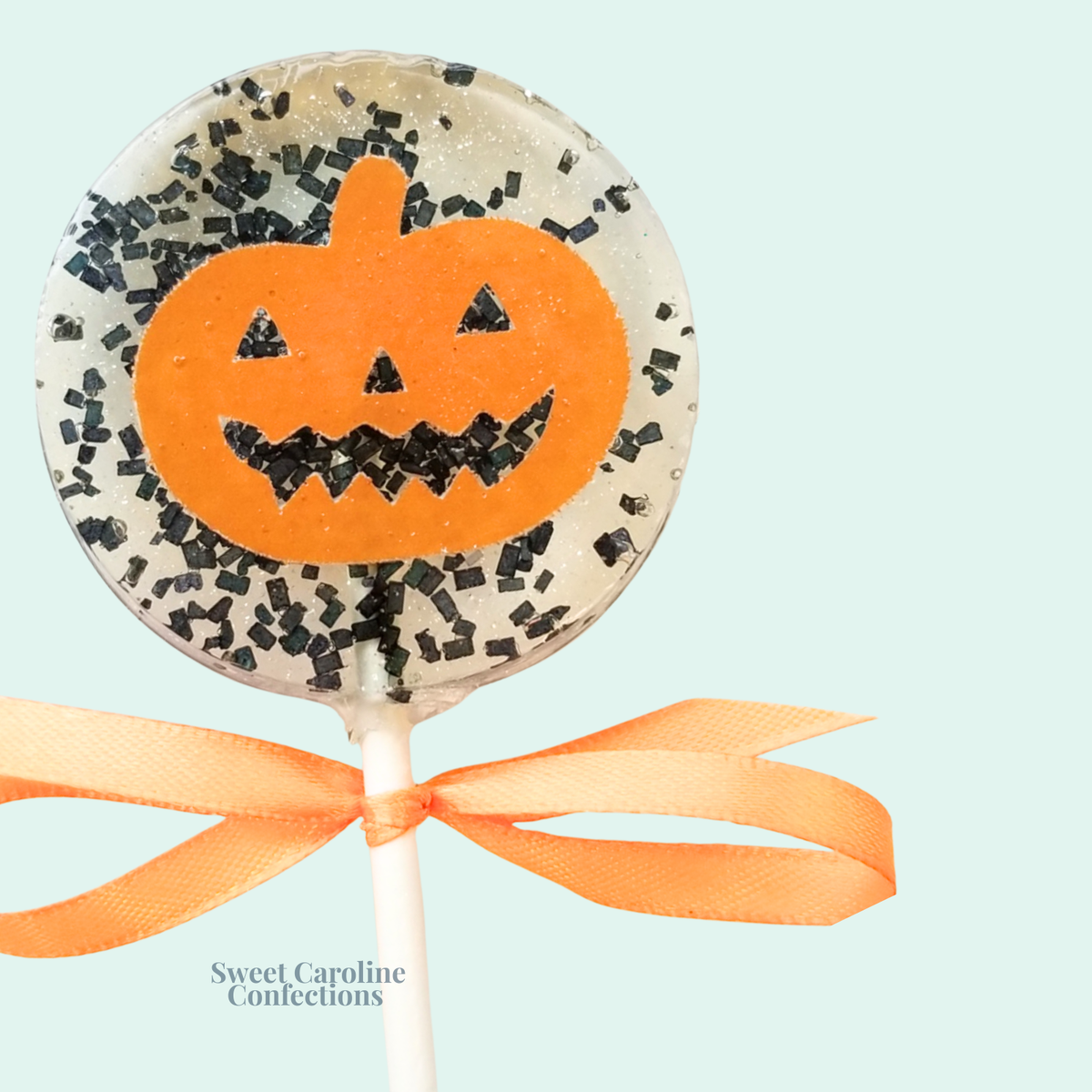 Jackolantern Pumpkin Lollipops, Mandarin Flavor