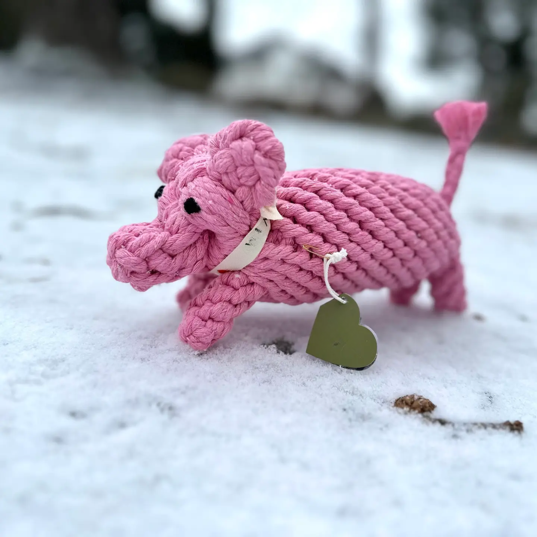 Sustainable Rope Animal Dog Chew Toys