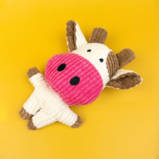 Cow Small Plush Dog Toy