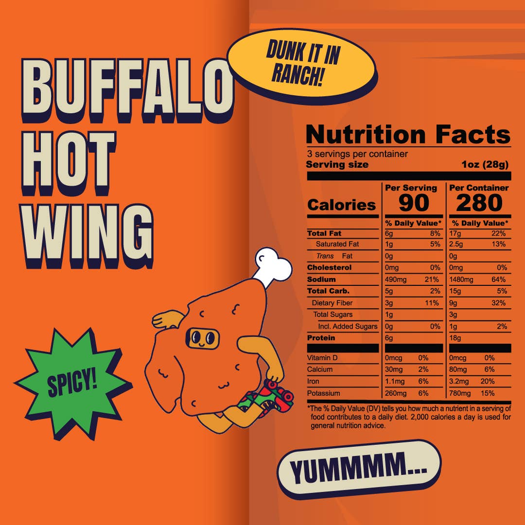 Vegan Buffalo Hot Wing Jerky