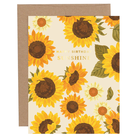 Happy Birthday Sunshine Greeting Card