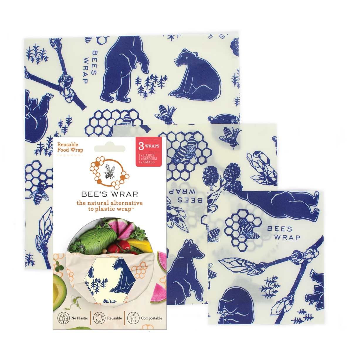 Bee's Wrap, Assorted 3 Pack