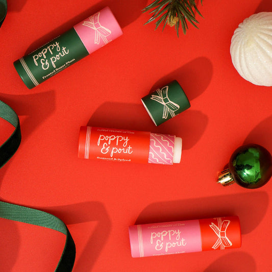 Poppy & Pout Holiday Lip Balm
