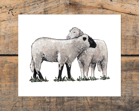 Martin & Franklin Art Print