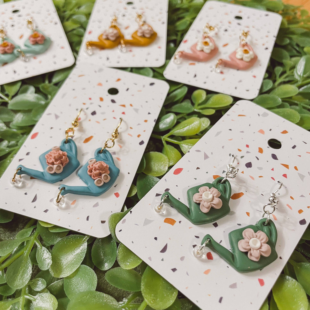 Garden Watering Can Earrings