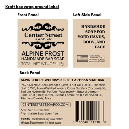 Alpine Frost Handmade Bar Soap