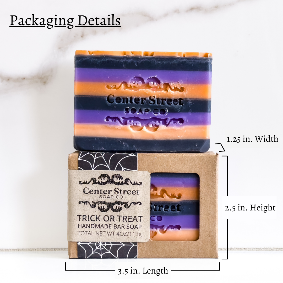 Trick or Treat Halloween Handmade Bar Soap