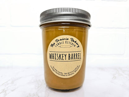Whiskey Barrel Scented Soy Wax Candle