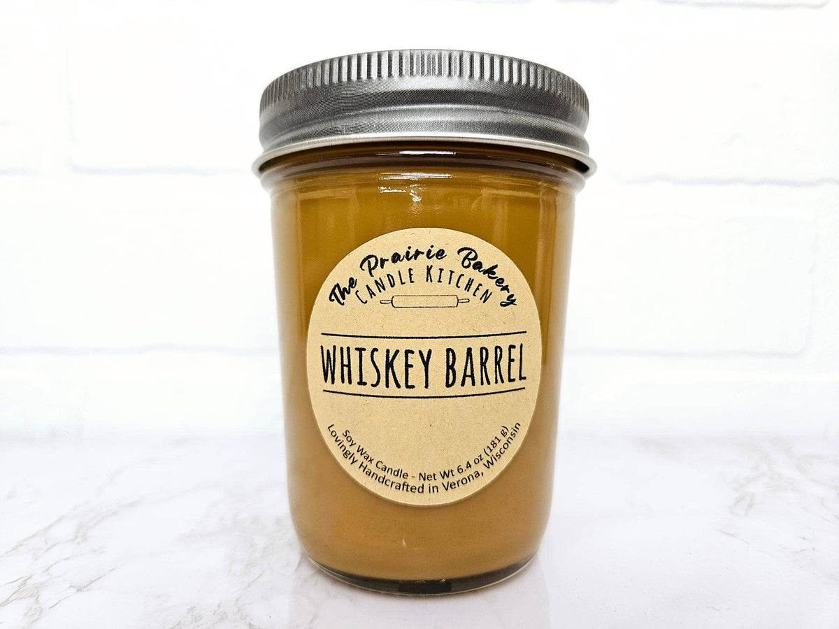 Whiskey Barrel Scented Soy Wax Candle