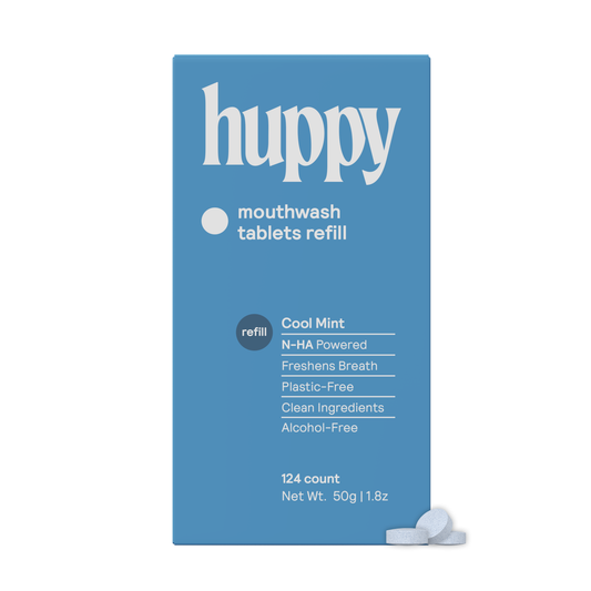 Alcohol-Free & Fluoride-Free Mouthwash Tablets Refill, Cool Mint