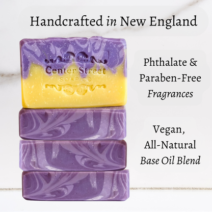 Lavender and Lemongrass Vegan Handmade Soap Bar