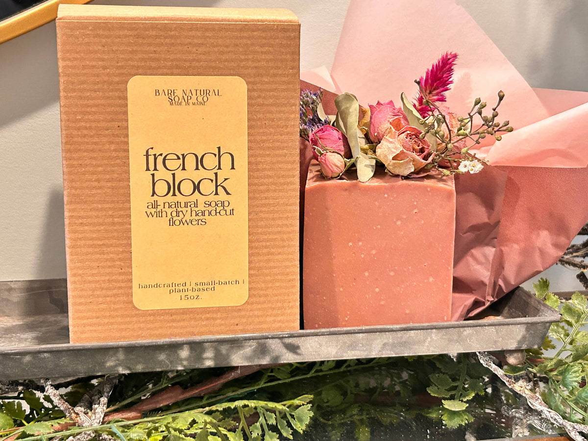 Vintage Style French Block Soap
