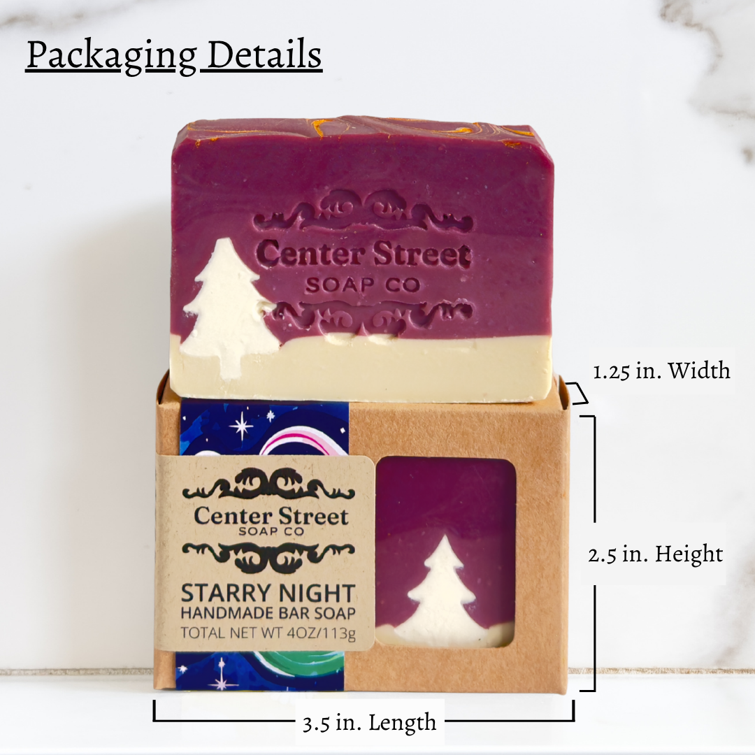 Starry Night Handmade Bar Soap
