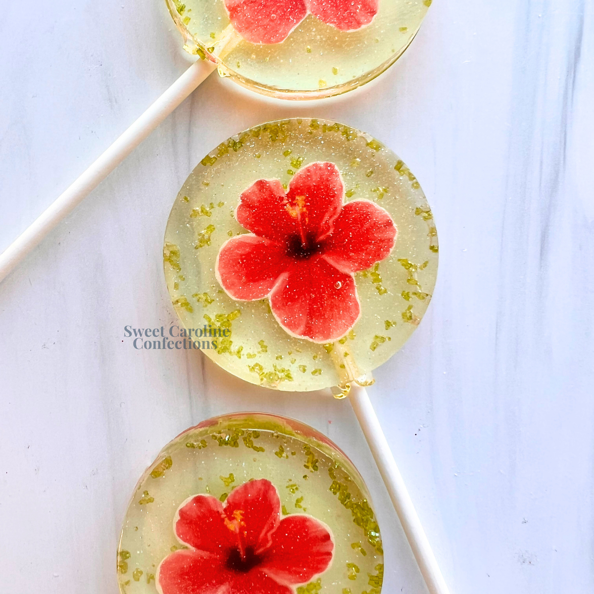 Hibiscus Lollipops, Lychee Melon Flavor